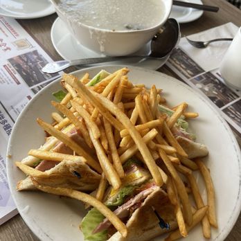 Arcadia Garden Cafe - club sandwich and fries - Chinese Near Me - Arcadia, California Arcadia Garden Cafe - club sandwich and fries - Chinese Near Me - Arcadia, California