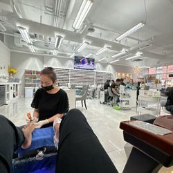 Passion Nails - Business interior from the salon chair.