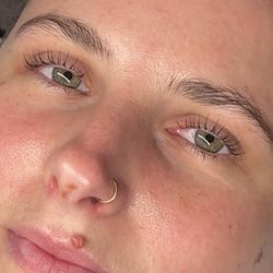 Elegant wispy lashes that transform the eyes with Korean Lash Lift & Tinting.