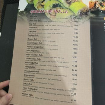 Akari Sushi 2 - Signature Rolls Menu - Sushi Bars Near Me - Fishkill, New York