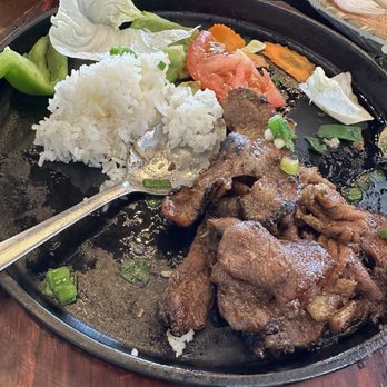 Pho Now - Grilled pork and rice. We couldn't wait to enjoy. Very tasty. - Vietnamese Near Me - San Jose, California