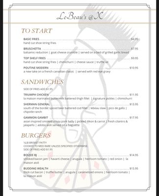 Menu photo 1 Lebeaus Portland, OR Menu photo 1 Lebeaus Portland, OR