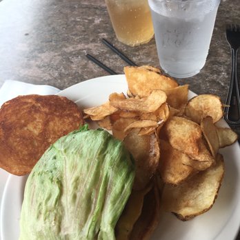 Stoner Grille - Chicken BBQ sandwich comes with chips during lunch. Never had a chip experienced that I enjoyed until this one, so? Yup. - American Near Me - Lancaster, Pennsylvania