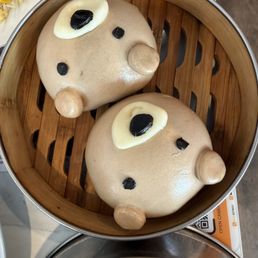 Chocolate Brown Bear Bun