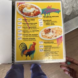 Los Corajudos del Gordo - Menu