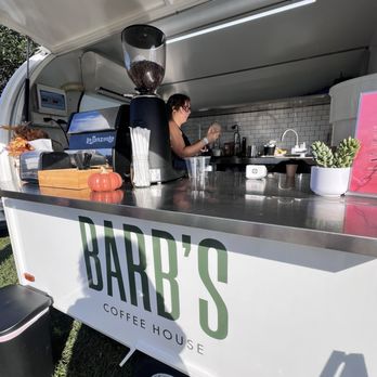 Barb's Coffee House - Employees making our yummy coffee order - Coffee & Tea Near Me - Orlando, Florida