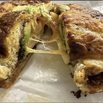 Willy's Bagels & Blends - Closeup of Spanish Omelette - Sandwiches Near Me - Brentwood, California Willy's Bagels & Blends - Closeup of Spanish Omelette - Sandwiches Near Me - Brentwood, California