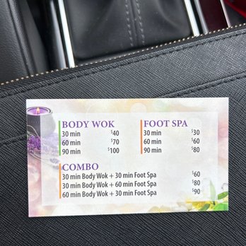 Grace Spa And Massage - Menu - card pitches will be a 3% convenience fee. - Massage Near Me - Clarksville, Tennessee