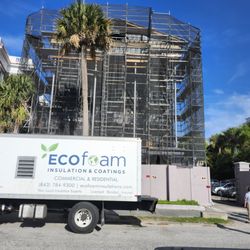 Ecofoam Insulation and Coatings - Closed-cell spray foam applied to a historic commercial project in Charleston, SC. Trusted insulation. Superior performance.
