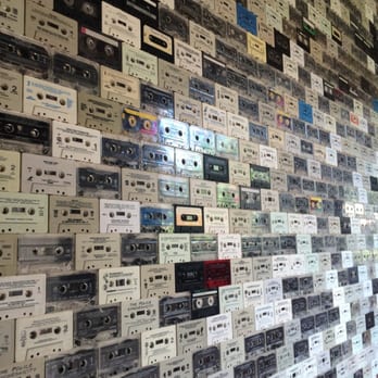 Windsor - Wall of cassette tapes - New American Near Me - Phoenix, Arizona Windsor - Wall of cassette tapes - New American Near Me - Phoenix, Arizona