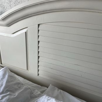 Monaco Motel - The headboard after I cleaned it with a Lysol wipe - Hotels Near Me - Wildwood, New Jersey Monaco Motel - The headboard after I cleaned it with a Lysol wipe - Hotels Near Me - Wildwood, New Jersey