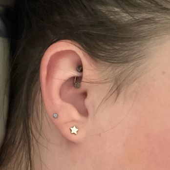 Virtue & Vice Body Piercing - Rook just done yesterday. This was about 3 hours after the piercing. Third lobe also done by this place 2 years ago. - Piercing Near Me - Atlanta, Georgia Virtue & Vice Body Piercing - Rook just done yesterday. This was about 3 hours after the piercing. Third lobe also done by this place 2 years ago. - Piercing Near Me - Atlanta, Georgia
