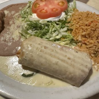El Pueblito - Chimichanga on the lunch menu - Mexican Near Me - La Follette, Tennessee