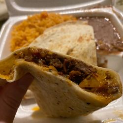 Steak Quesadilla Plate