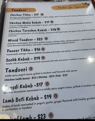 Menu photo 4 5th Element Indian Bistro & Bar Delray Beach, FL Menu photo 4 5th Element Indian Bistro & Bar Delray Beach, FL