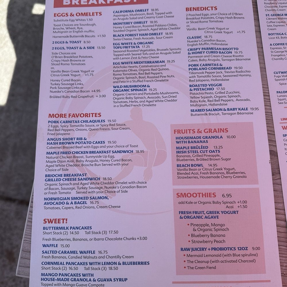 Shorehouse Kitchen - Menu as of 3/15/26 - Coffee & Tea Near Me - La Jolla, California Shorehouse Kitchen - Menu as of 3/15/26 - Coffee & Tea Near Me - La Jolla, California