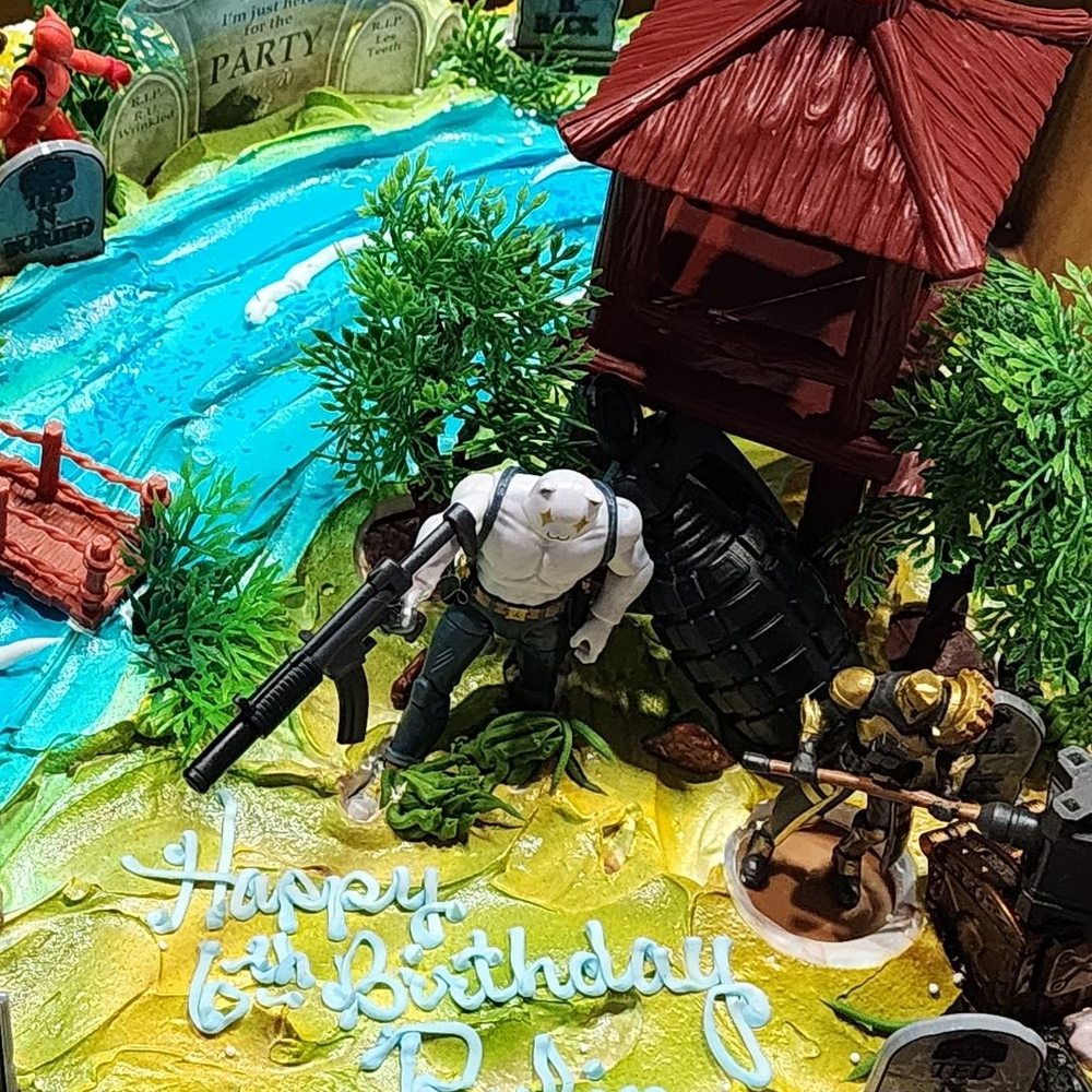 QFC - Close up pic of my son's 6th bday Fortnite theme delicious cake from QFC Portland. - Grocery Near Me - Portland, Oregon QFC - Close up pic of my son's 6th bday Fortnite theme delicious cake from QFC Portland. - Grocery Near Me - Portland, Oregon