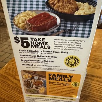 Cracker Barrel Old Country Store - Menu - American Near Me - Saint George, Utah