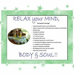 Oranda's Mobile Therapeutic Massage Therapy - Reason why its important to take time for youself to relax your Mind, Body, and your soul...