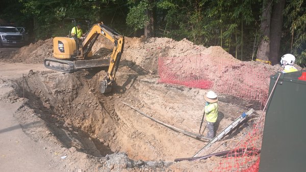 Carolina lawn and trench Logo