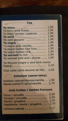 Menu photo 2 Milch & Zucker Terrassa, B