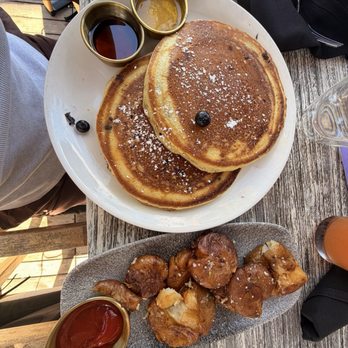 Ulu Kitchen - Organic Blueberry and Lilikoi Flapjacks with a side of Smashed Potatoes! - Hawaiian Near Me - Lahaina, Hawaii Ulu Kitchen - Organic Blueberry and Lilikoi Flapjacks with a side of Smashed Potatoes! - Hawaiian Near Me - Lahaina, Hawaii