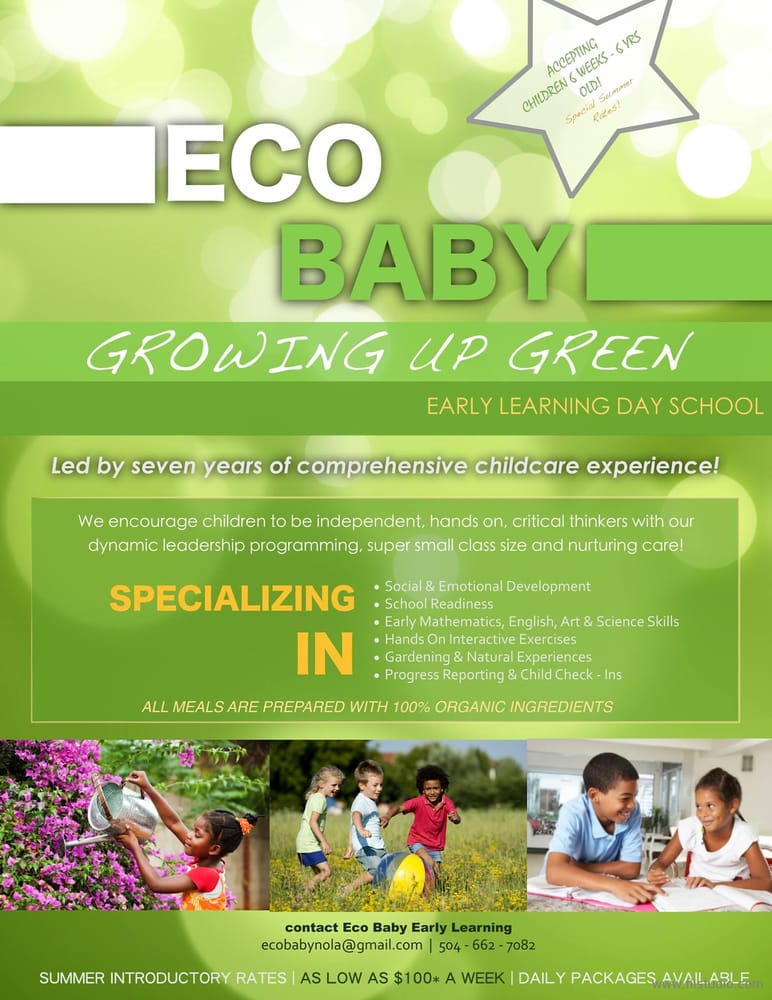 EcoBaby Early Learning Day School - childcare center in New Orleans, LA