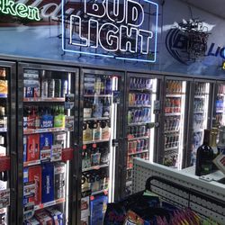 Variety of beverages you won't find at most Arco gas stations!