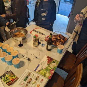 Thai Is Fun - The class set up. - Cooking Classes Near Me