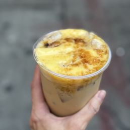 Creme brûlée latte Creme brûlée latte
