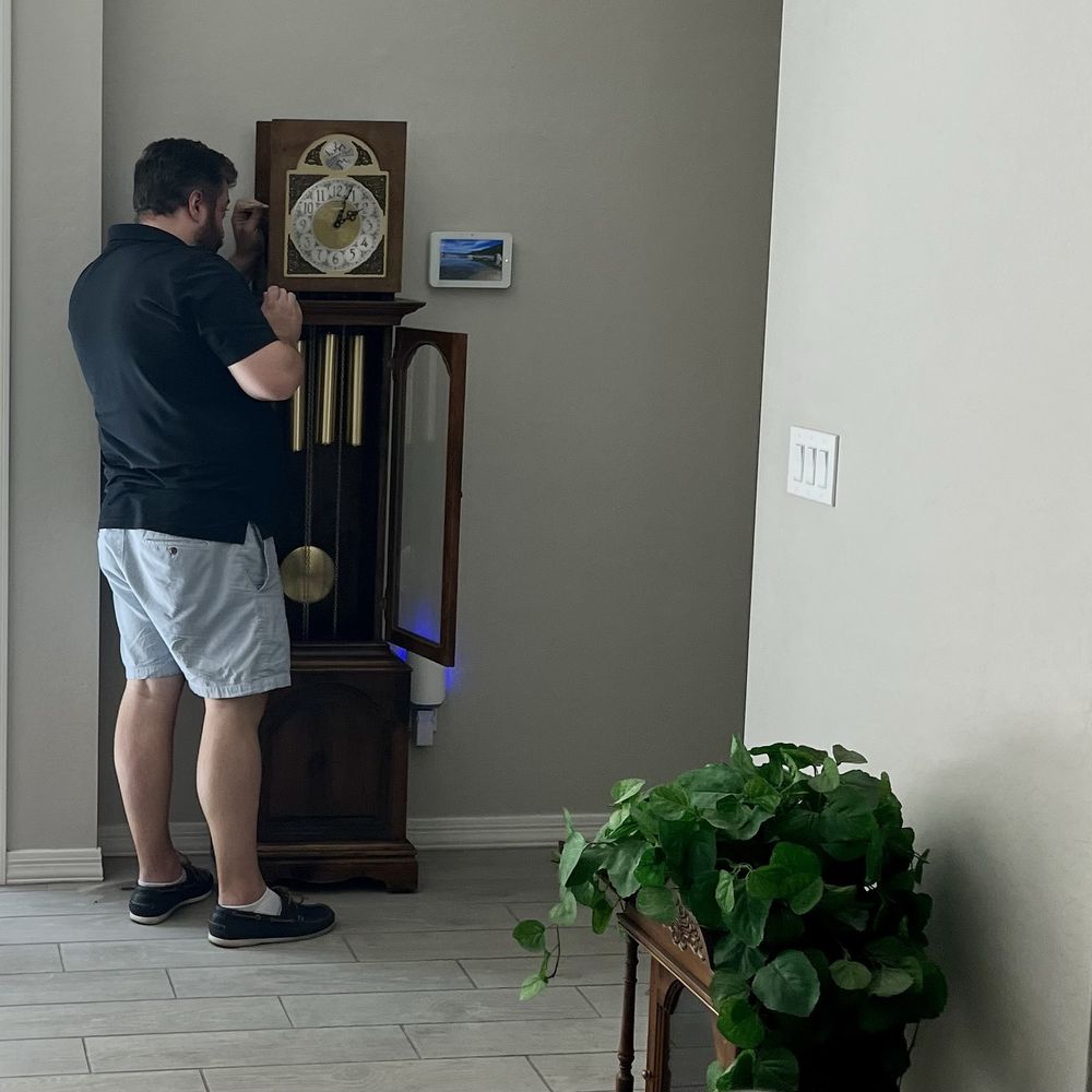 The Clock Doctor - Chris- Service Technician repairing my Grandfather Clock. - Watches Near Me - Scottsdale, Arizona The Clock Doctor - Chris- Service Technician repairing my Grandfather Clock. - Watches Near Me - Scottsdale, Arizona