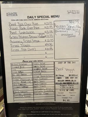 Menu photo 2 Kountry Kitchen Immokalee, FL