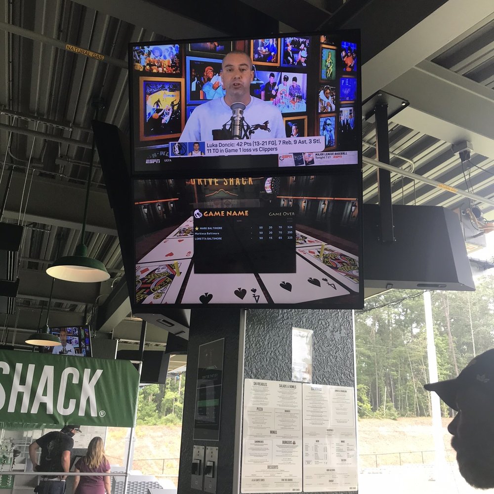 Drive Shack - Score board and tv - Golf Near Me - Raleigh, North Carolina Drive Shack - Score board and tv - Golf Near Me - Raleigh, North Carolina
