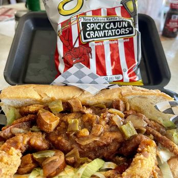 The Bayou - Crab Daddy Po Boy #softshellcrab #poboy - Cajun/Creole Near Me The Bayou - Crab Daddy Po Boy #softshellcrab #poboy - Cajun/Creole Near Me