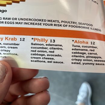 Poké Island Plus - Ingredients in my Philly bowl - Poke Near Me - Tampa, Florida
