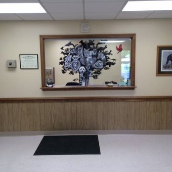St. Kitts Veterinary Clinic - The reception desk in the new lobby of St. Kitts Veterinary Clinic with art work by Sandy Valley HS Art Club students! - Veterinarians Near Me - East Sparta, Ohio St. Kitts Veterinary Clinic - The reception desk in the new lobby of St. Kitts Veterinary Clinic with art work by Sandy Valley HS Art Club students! - Veterinarians Near Me - East Sparta, Ohio