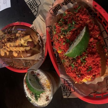 Dirt Dog - Flaming Dog/Esquite - Hot Dogs Near Me - Los Angeles, California Dirt Dog - Flaming Dog/Esquite - Hot Dogs Near Me - Los Angeles, California