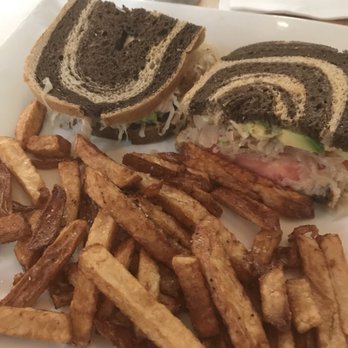 Root - Real sauerkraut avocado and rye bread with vegan Russian dressing HOW???? 5/5 fries were so good - Salad Near Me - Lancaster, Pennsylvania Root - Real sauerkraut avocado and rye bread with vegan Russian dressing HOW???? 5/5 fries were so good - Salad Near Me - Lancaster, Pennsylvania