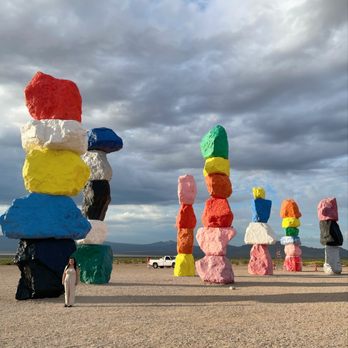 Seven Magic Mountains - Public Art Near Me - Las Vegas, Nevada Seven Magic Mountains - Public Art Near Me - Las Vegas, Nevada