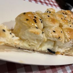 Bee bites pastry side view