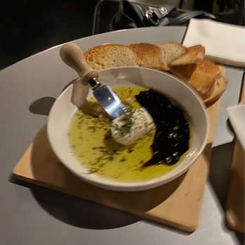 Blackrock Wine - Olive oil dipping bowl- goat cheese, oil, balsamic and herbs. $8 - Wine Bars Near Me - Reno, Nevada