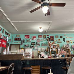 Miners Cafe - Counter and kitchen area