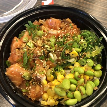Photo of Bimi Poke - San Francisco, CA, United States. A "large" poke bowl. $14+ after tax