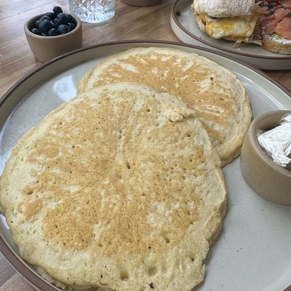 The Bees Knees Bistro - Pancakes short stack - Cafes Near Me - Wallingford, Connecticut The Bees Knees Bistro - Pancakes short stack - Cafes Near Me - Wallingford, Connecticut