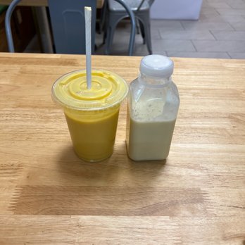GrillWaale - Mango lassi and safron almond milk. Both tasted good. - Barbeque Near Me - Uniondale, New York GrillWaale - Mango lassi and safron almond milk. Both tasted good. - Barbeque Near Me - Uniondale, New York