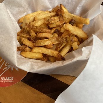 Islands Restaurant - Side of fries that come complimentary when ordering a burger - Burgers Near Me - Manhattan Beach, California