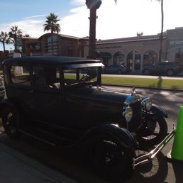 Car on El Paseo. Car on El Paseo.