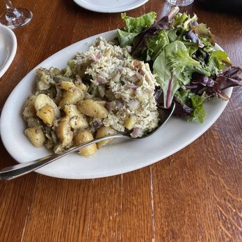 Pizzeria Bianco - Two Wash Ranch Chicken Salad & AZ Creamer Potatoes with simple greens - Italian Near Me - Phoenix, Arizona Pizzeria Bianco - Two Wash Ranch Chicken Salad & AZ Creamer Potatoes with simple greens - Italian Near Me - Phoenix, Arizona