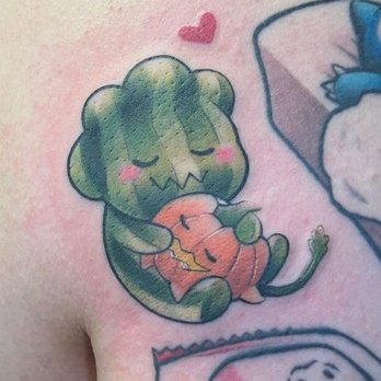 Mezzanine Tattoo Studio - Halloween Flash Watermelon Steven - Tattoo Near Me - Los Angeles, California