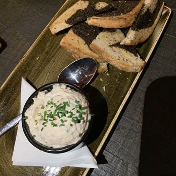 GRANVILLE - Smoked salmon spread with rye bread - New American Near Me - Pasadena, California GRANVILLE - Smoked salmon spread with rye bread - New American Near Me - Pasadena, California